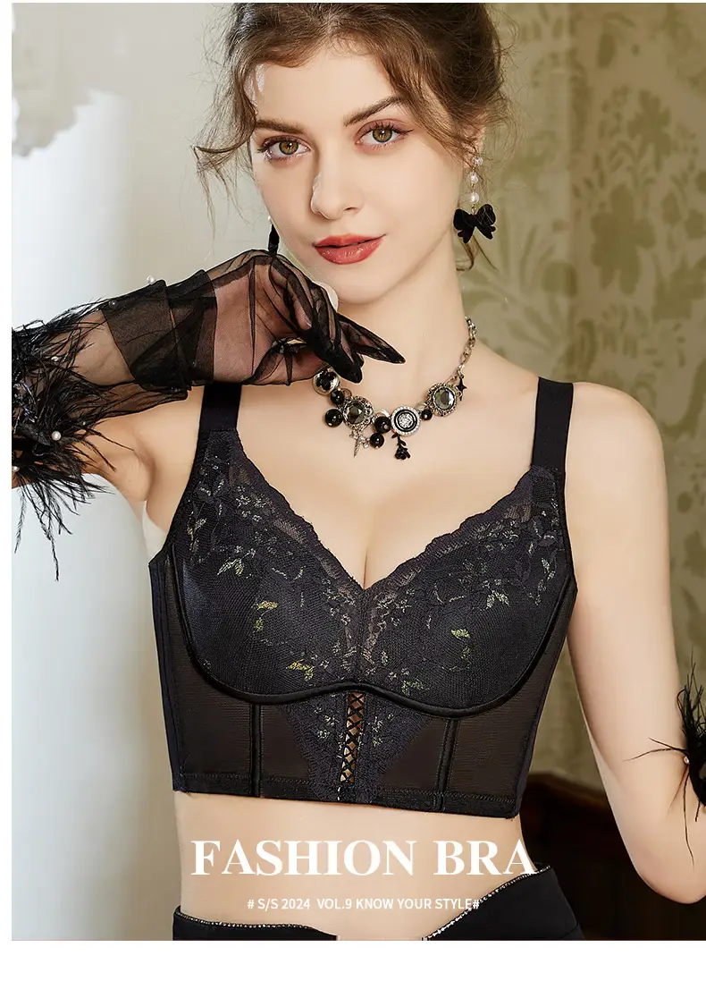Vest-style Anti-Slip Cup Women's Breathable Inner Cup — feature 23