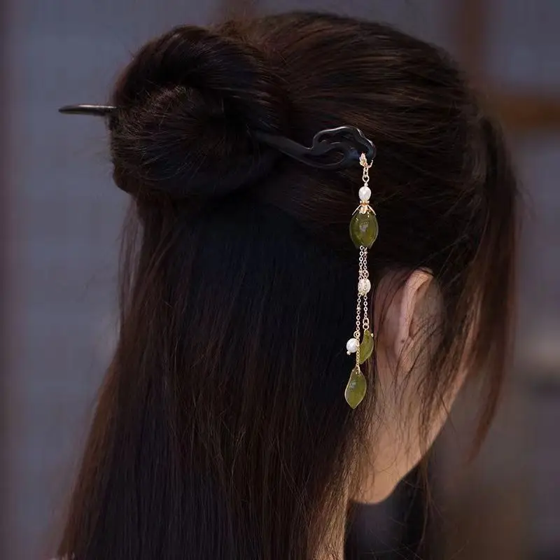 New Chinese Style Tassel Hairpin with Hanfu Design - Image 10