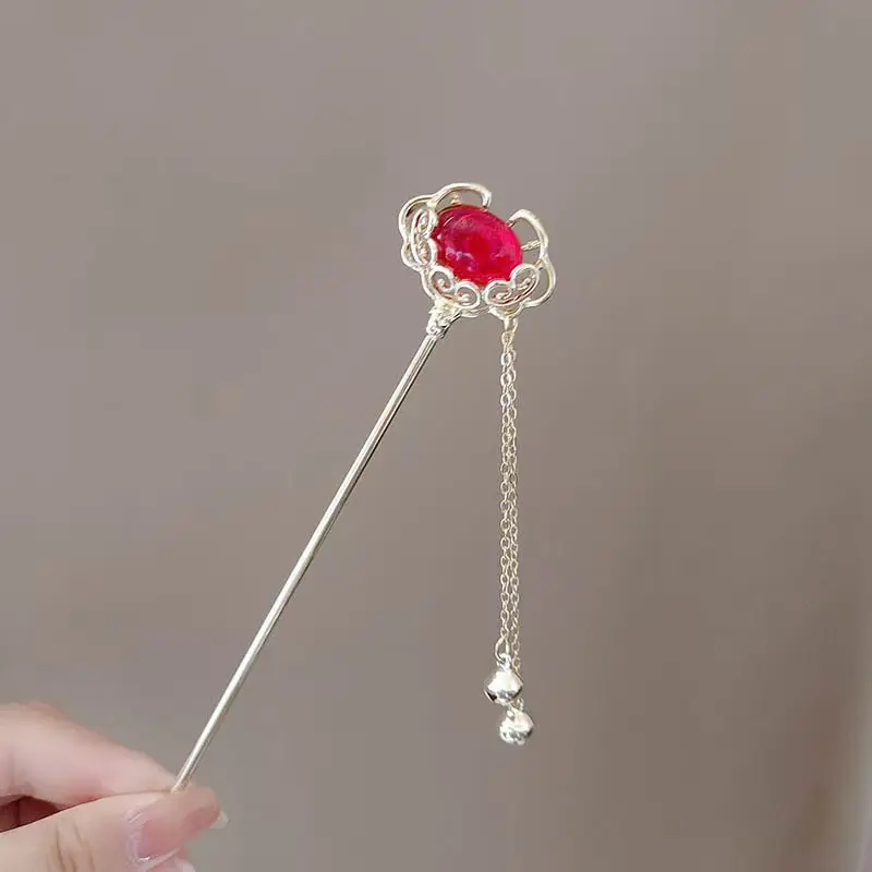 New Chinese Style Tassel Hairpin with Hanfu Design - Image 29