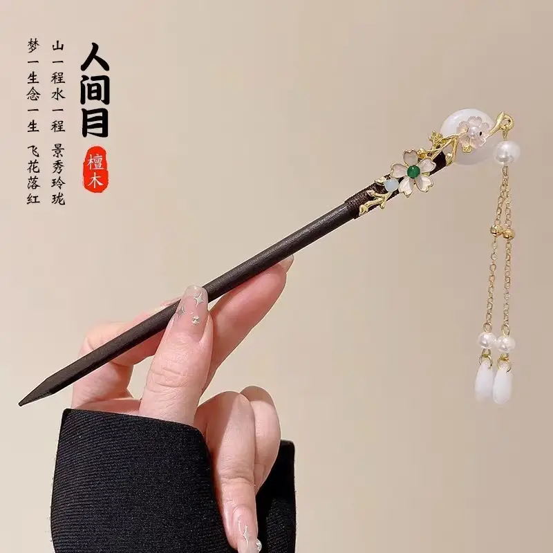 New Chinese Style Tassel Hairpin with Hanfu Design - Image 40