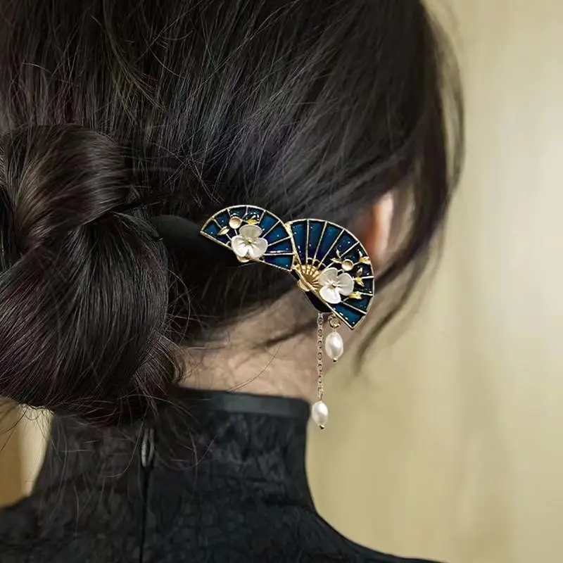 New Chinese Style Tassel Hairpin with Hanfu Design - Image 6