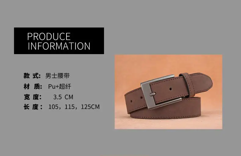 Men's Green Leather Belt with Silver Buckle — feature 2