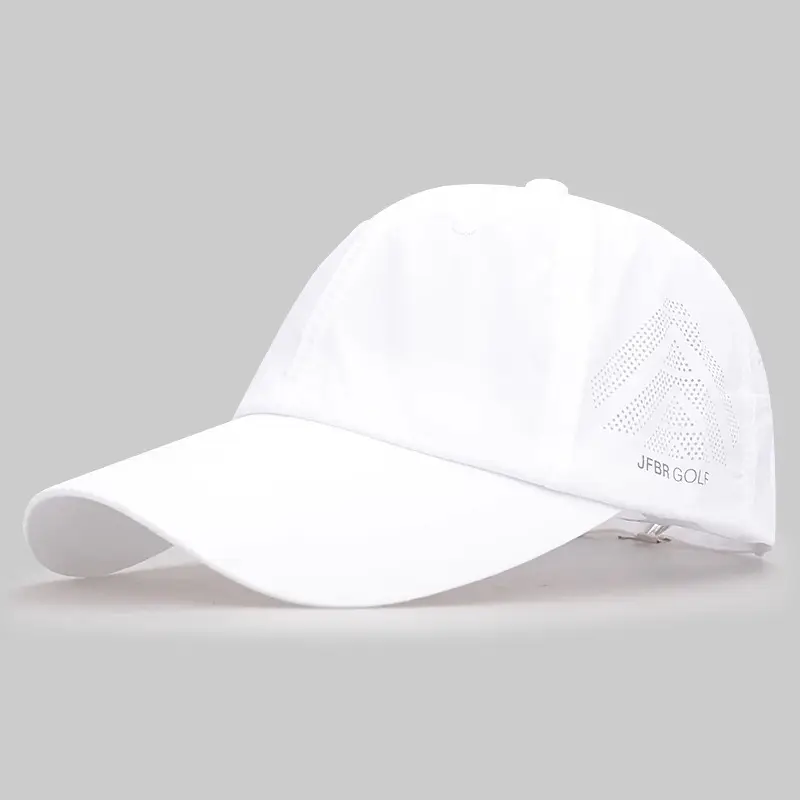 Men's Grey Cotton UV50+ Baseball Cap
