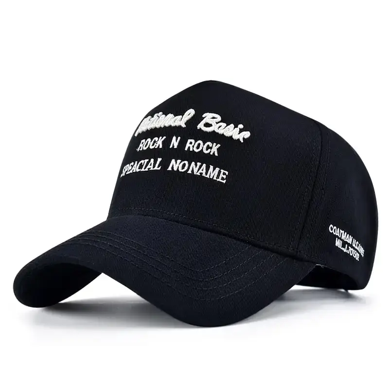 Men's Black Rock N Rock Cap with Brand Tag - Image 7