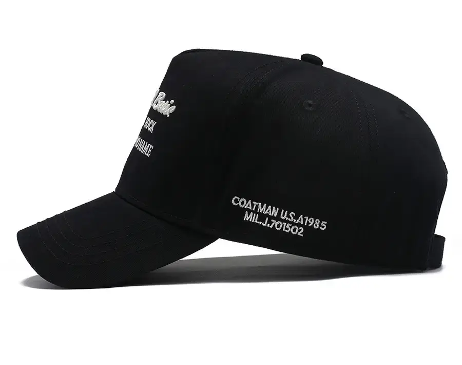 Men's Black Rock N Rock Cap with Brand Tag — feature 11
