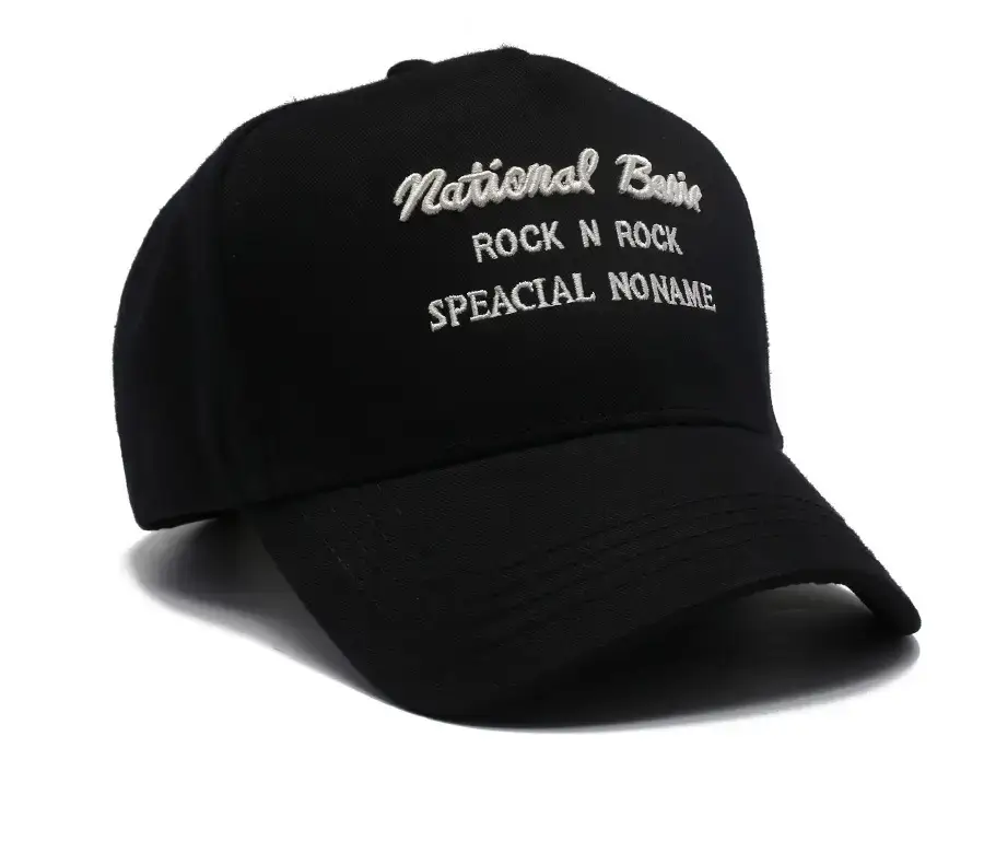 Men's Black Rock N Rock Cap with Brand Tag — feature 12