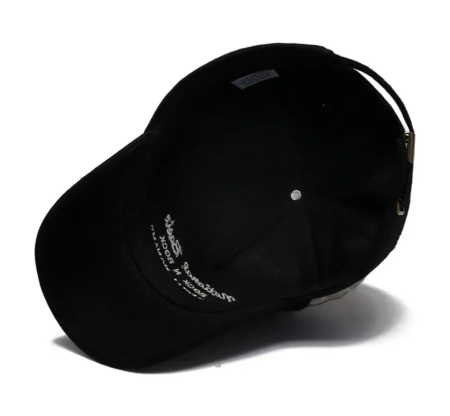 Men's Black Rock N Rock Cap with Brand Tag — feature 13
