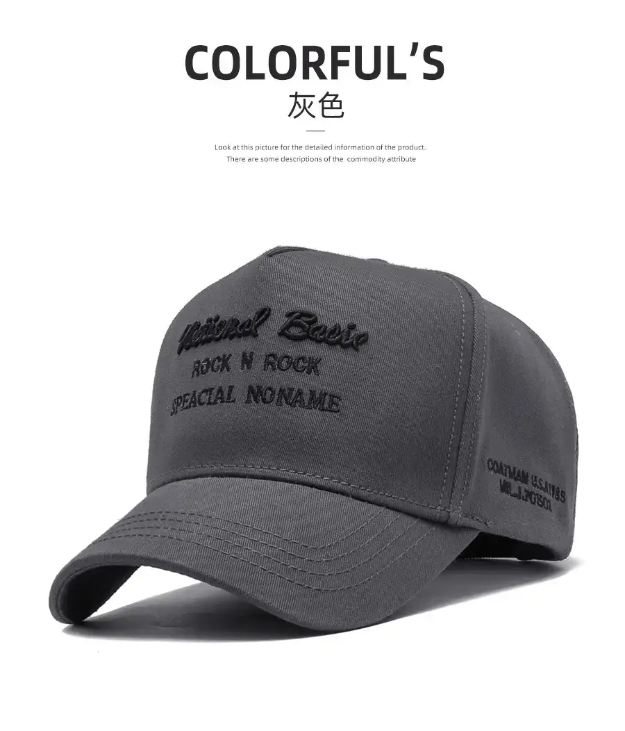 Men's Black Rock N Rock Cap with Brand Tag — feature 17