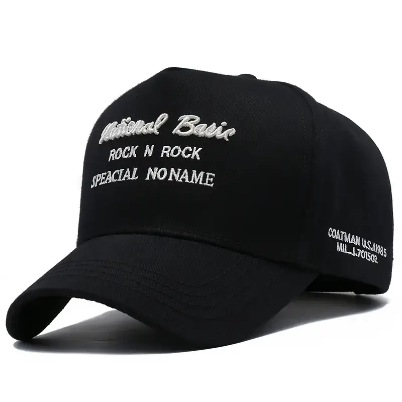 Men's Black Rock N Rock Cap with Brand Tag - Image 2