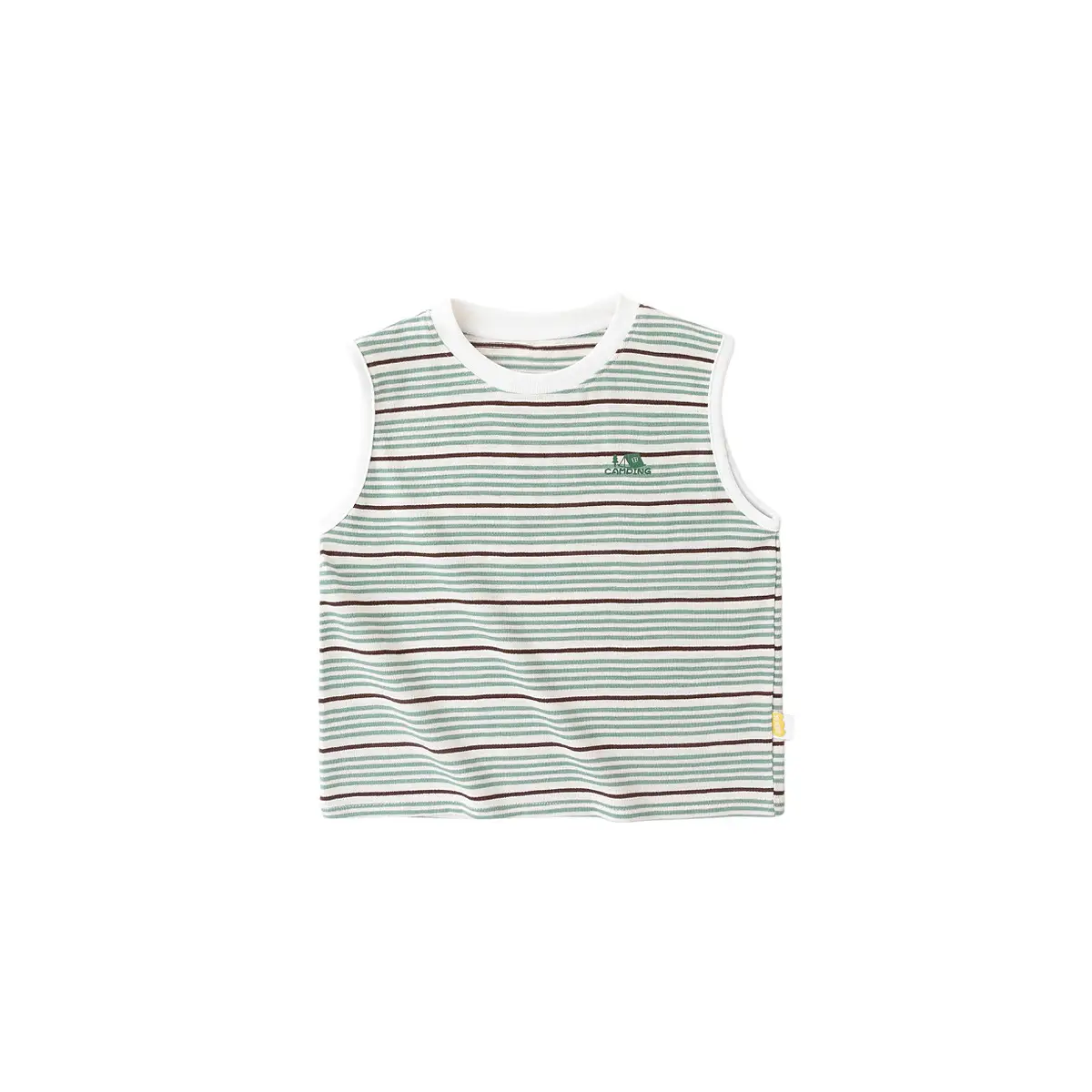 Baby Striped Sleeveless Vest & T-Shirt Set for Girls
