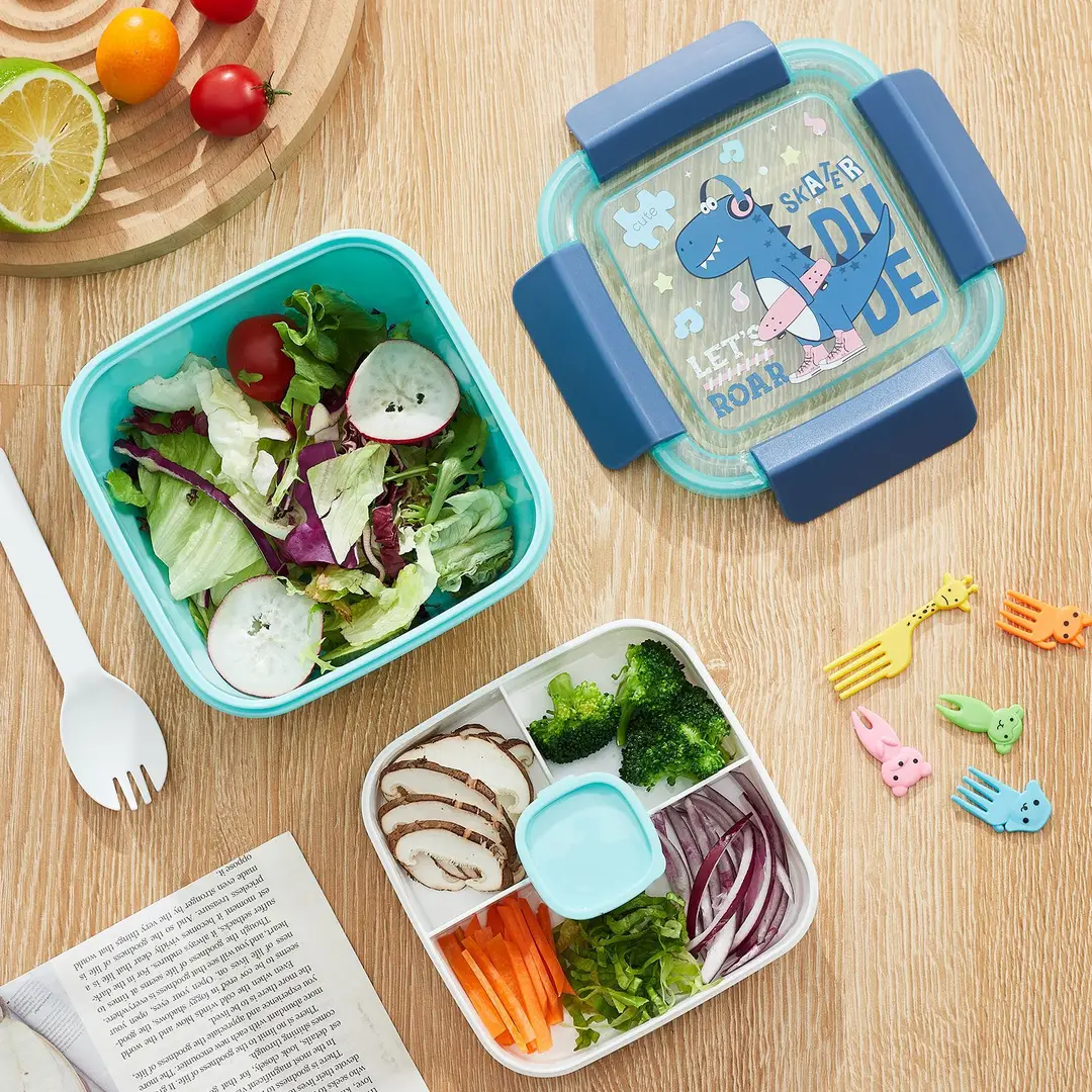 New cross-border wild sealed lunch box microwave portable lunch lunch box vegetable salad crisper hot sale