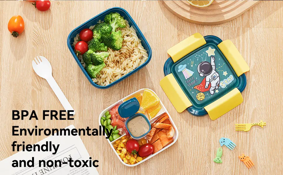 New cross-border wild sealed lunch box microwave portable lunch lunch box vegetable salad crisper hot sale — feature 7