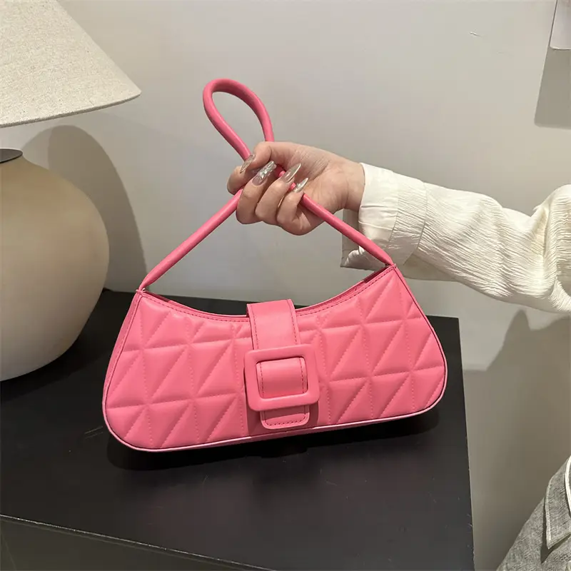 Black Quilted Shoulder Bag for Women 2024 Spring New - Image 6