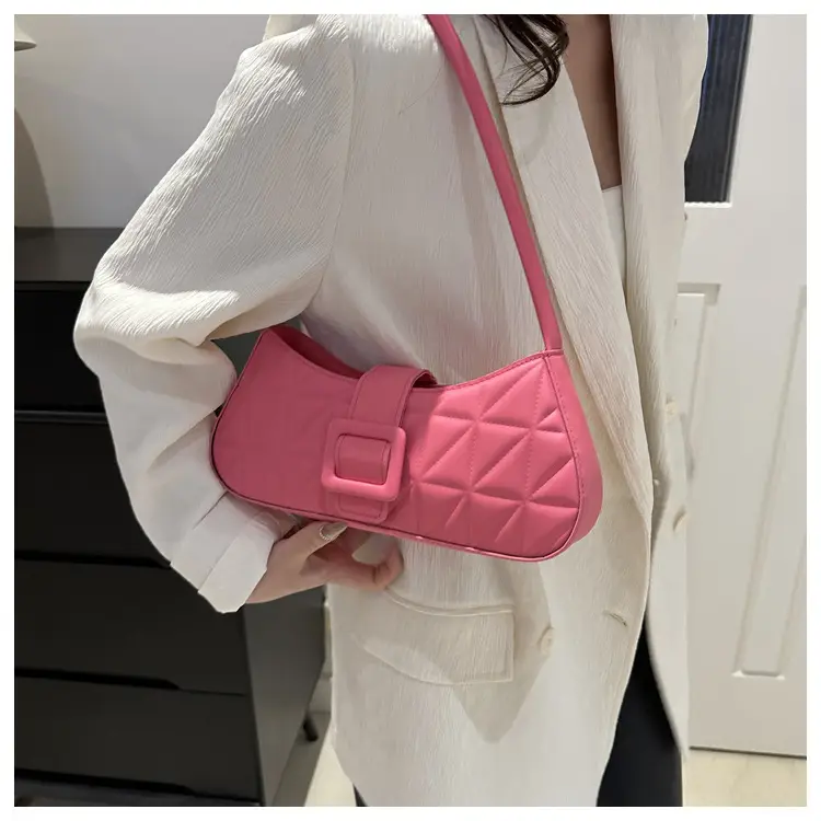 Black Quilted Shoulder Bag for Women 2024 Spring New — feature 17