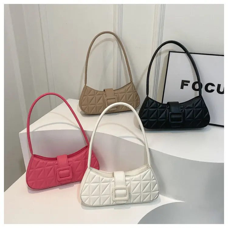 Black Quilted Shoulder Bag for Women 2024 Spring New — feature 19