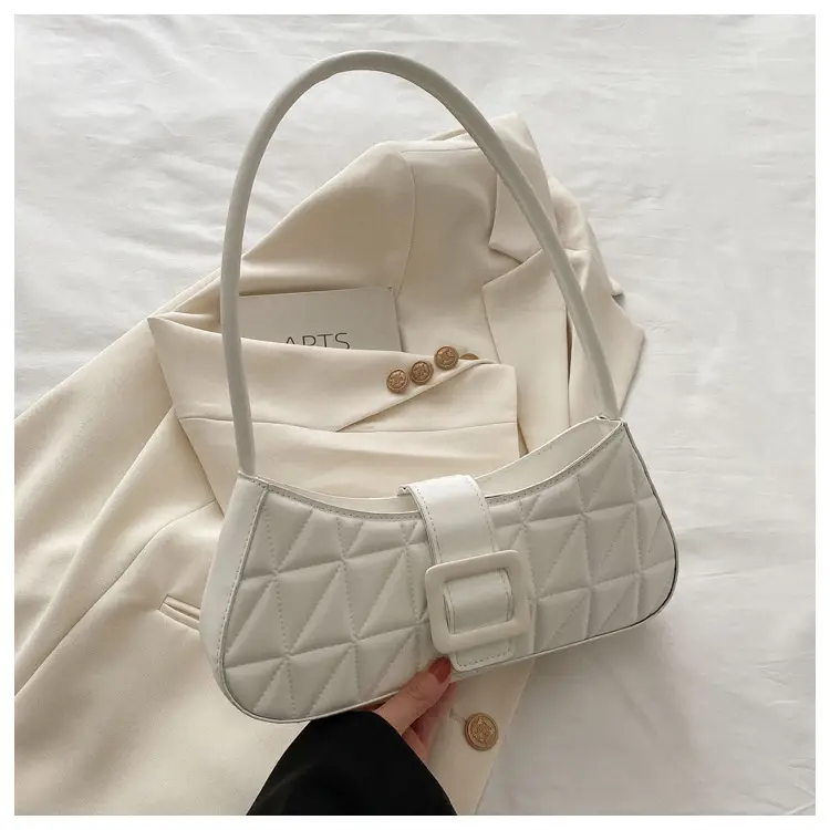 Black Quilted Shoulder Bag for Women 2024 Spring New — feature 22