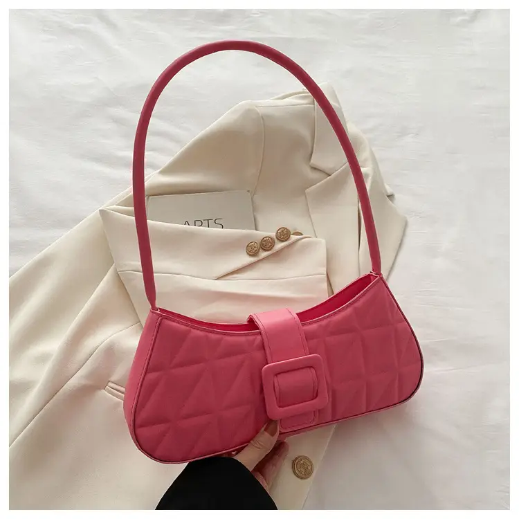 Black Quilted Shoulder Bag for Women 2024 Spring New — feature 23