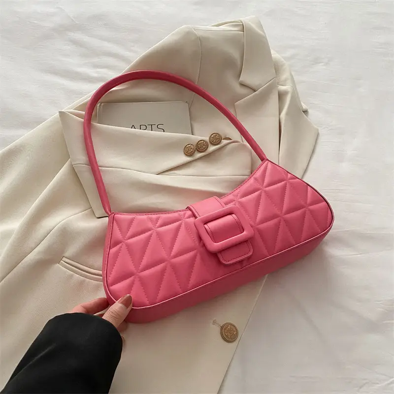 Black Quilted Shoulder Bag for Women 2024 Spring New - Image 4