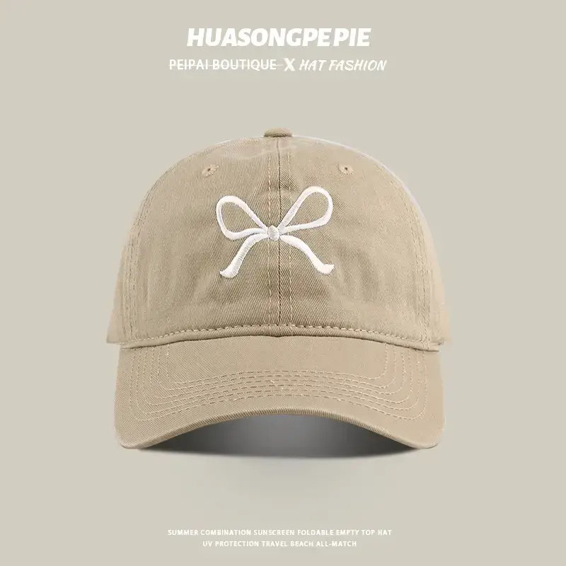 Women's Pink Bow Baseball Cap — feature 11