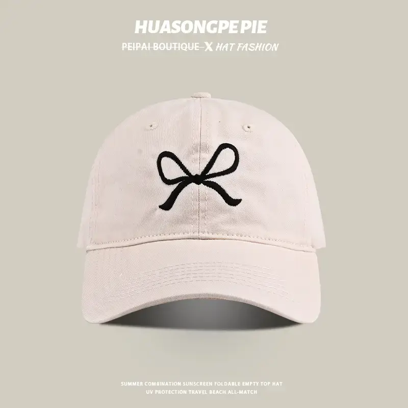 Women's Pink Bow Baseball Cap - Image 4