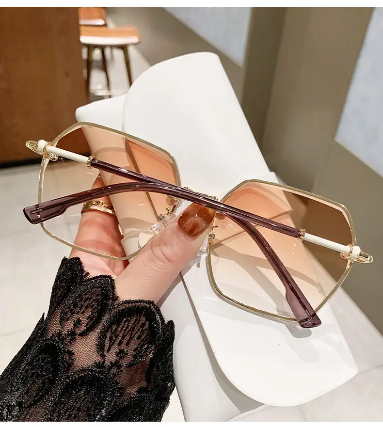 New Women's Anti-UV Sunglasses Big Face Slimming Fashion — feature 16