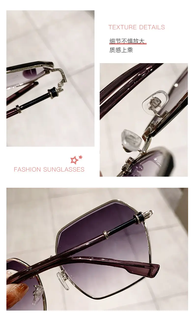 New Women's Anti-UV Sunglasses Big Face Slimming Fashion — feature 3