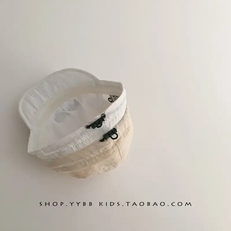Baby Hat White Beaded Soft Bristle Peaked Cap