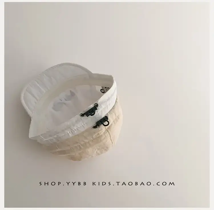 Baby Hat White Beaded Soft Bristle Peaked Cap — feature 9