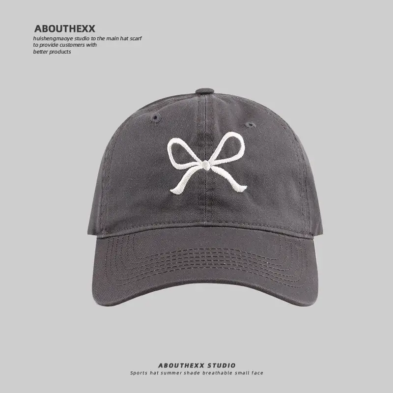 2024 New South Korea Bow Embroidered Sun-Proof Cap for Girls - Image 11