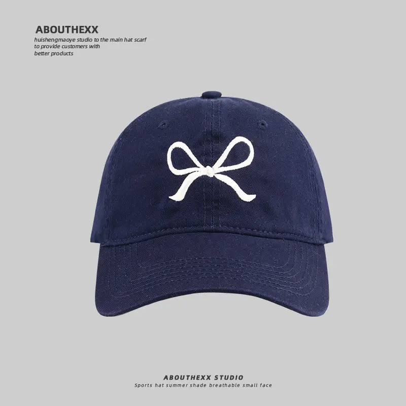 2024 New South Korea Bow Embroidered Sun-Proof Cap for Girls - Image 6