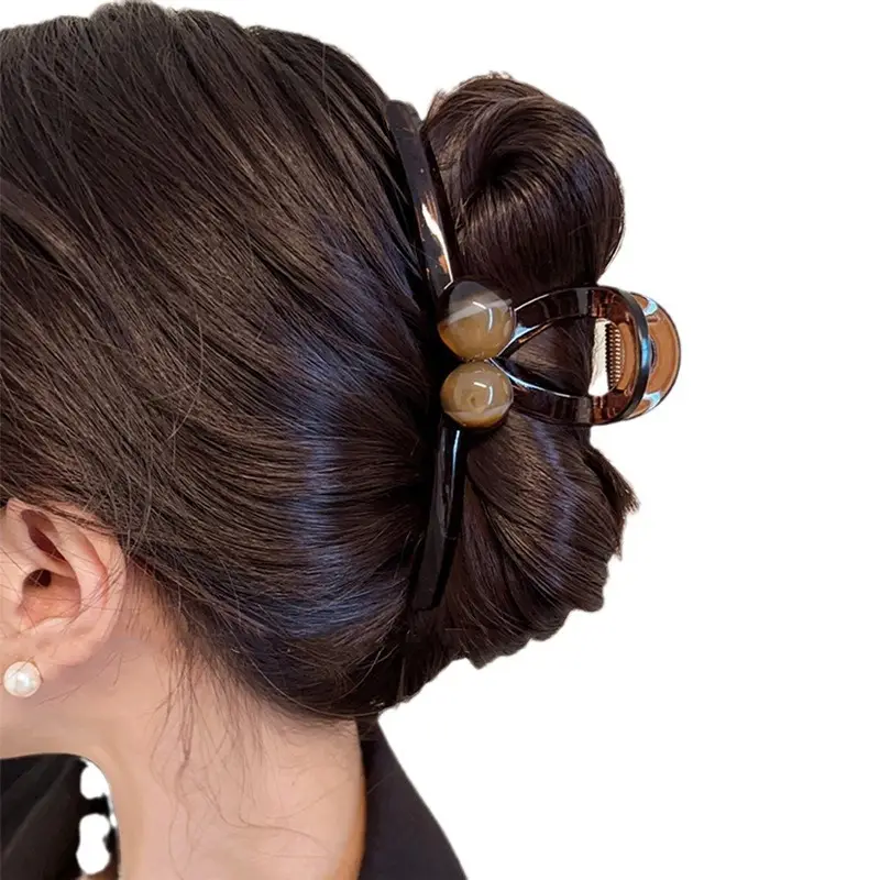 Maillard Acrylic Hairpin with Pearl Drop