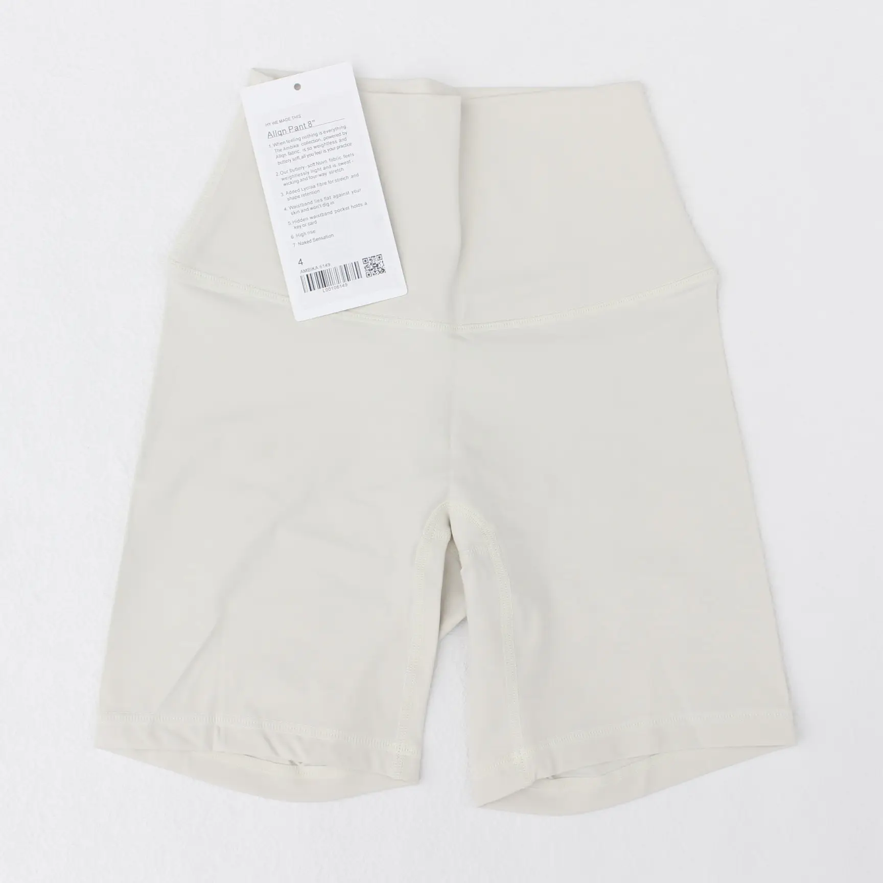 Women's Red High Waist Yoga Shorts Anti-Glare