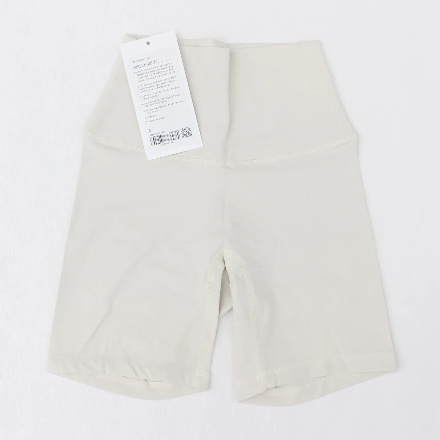 Women's Red High Waist Yoga Shorts Anti-Glare
