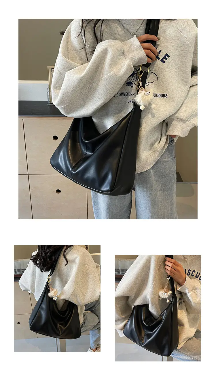 Women's Beige Crossbody Tote Bag Large Capacity Spring Summer — feature 17