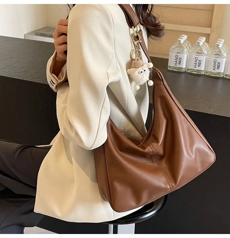 Women's Beige Crossbody Tote Bag Large Capacity Spring Summer — feature 26