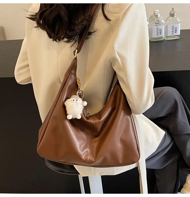 Women's Beige Crossbody Tote Bag Large Capacity Spring Summer — feature 27