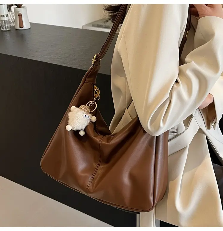 Women's Beige Crossbody Tote Bag Large Capacity Spring Summer — feature 28