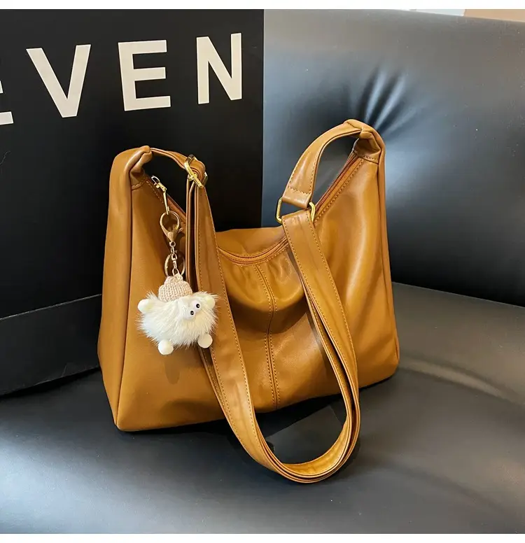 Women's Beige Crossbody Tote Bag Large Capacity Spring Summer — feature 31