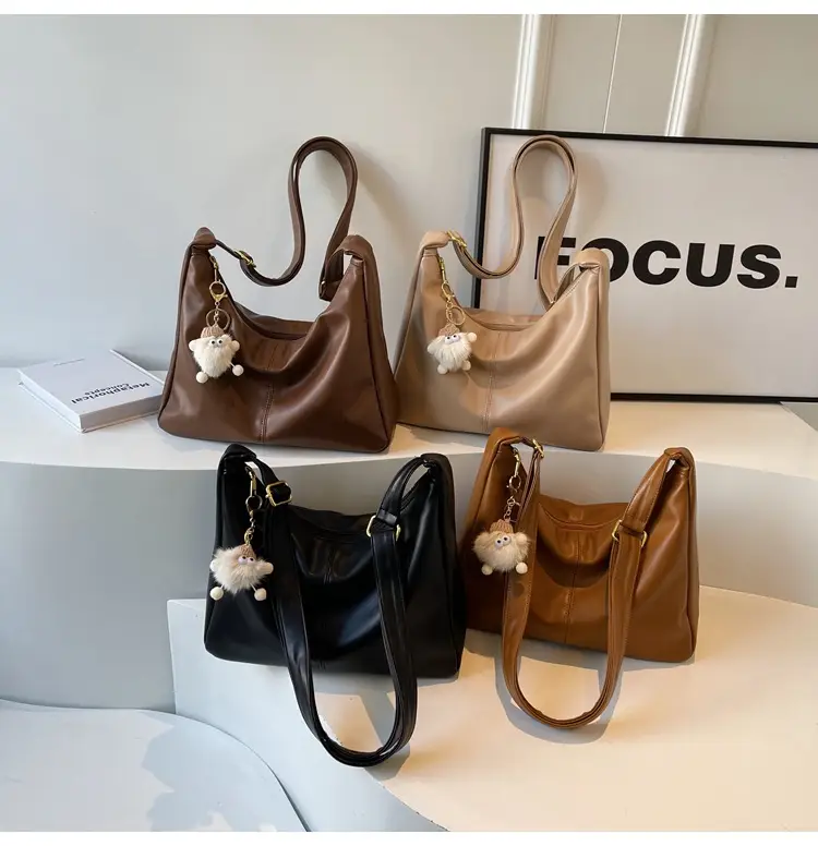 Women's Beige Crossbody Tote Bag Large Capacity Spring Summer — feature 8