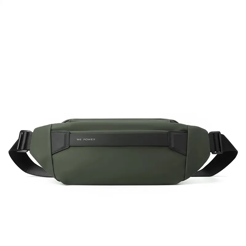 Men's Black Crossbody Messenger Bag Lightweight Casual - Image 3