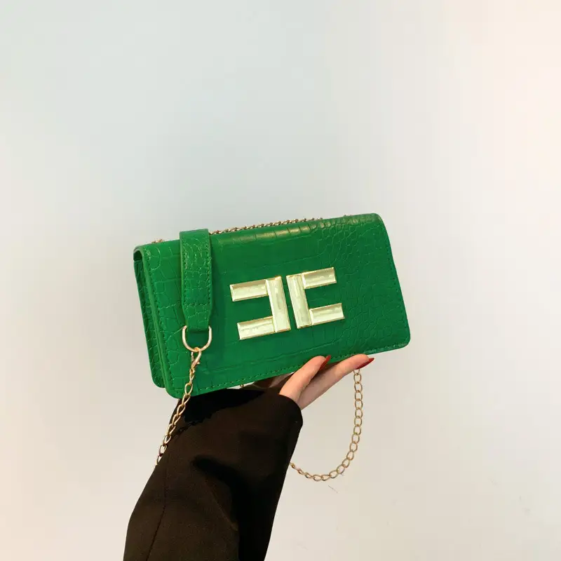 Crocodile Pattern Women's 2024 Spring Shoulder Bag - Image 4