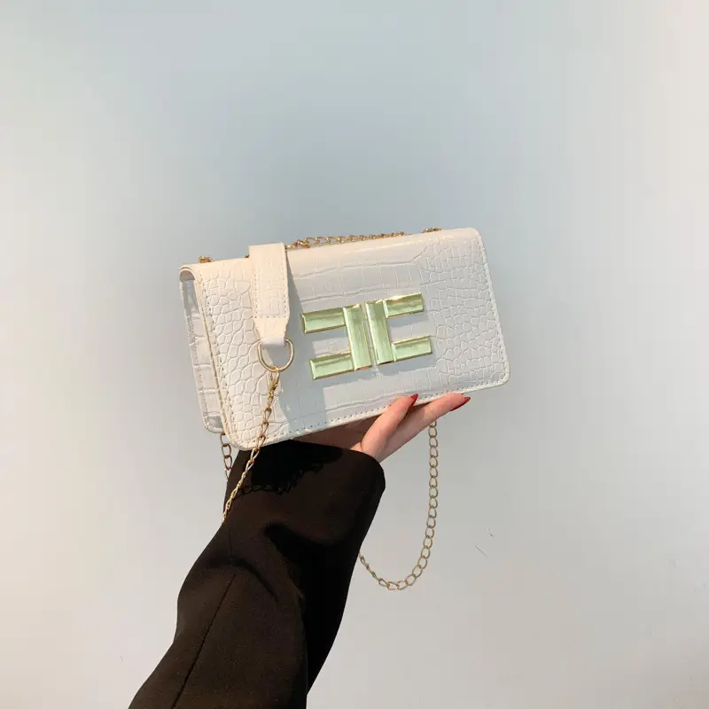 Crocodile Pattern Women's 2024 Spring Shoulder Bag - Image 5