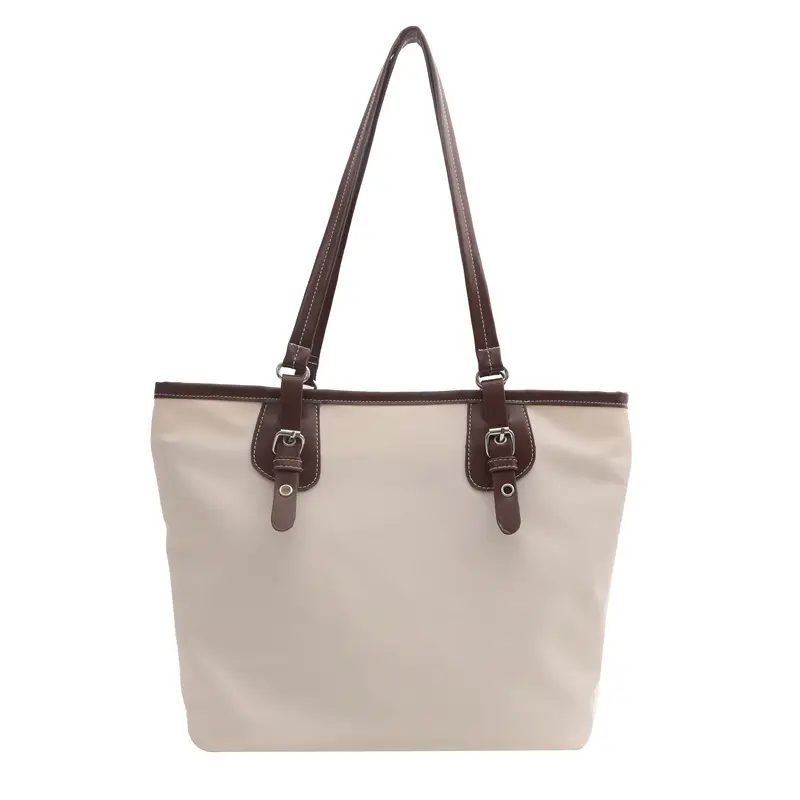 Women's Canvas Tote Bag Black Large Capacity One Shoulder - Image 7