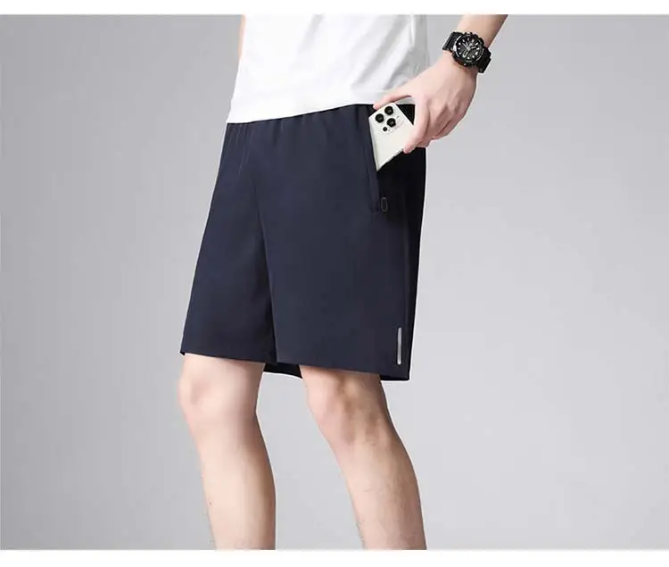 Men's Black Reflective Shorts Summer Casual Quick Dry — feature 21