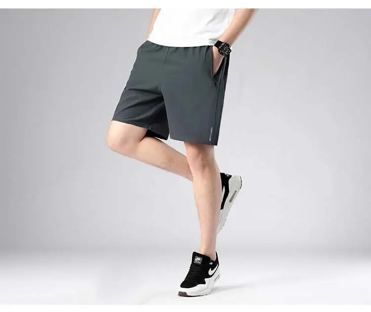 Men's Black Reflective Shorts Summer Casual Quick Dry — feature 22