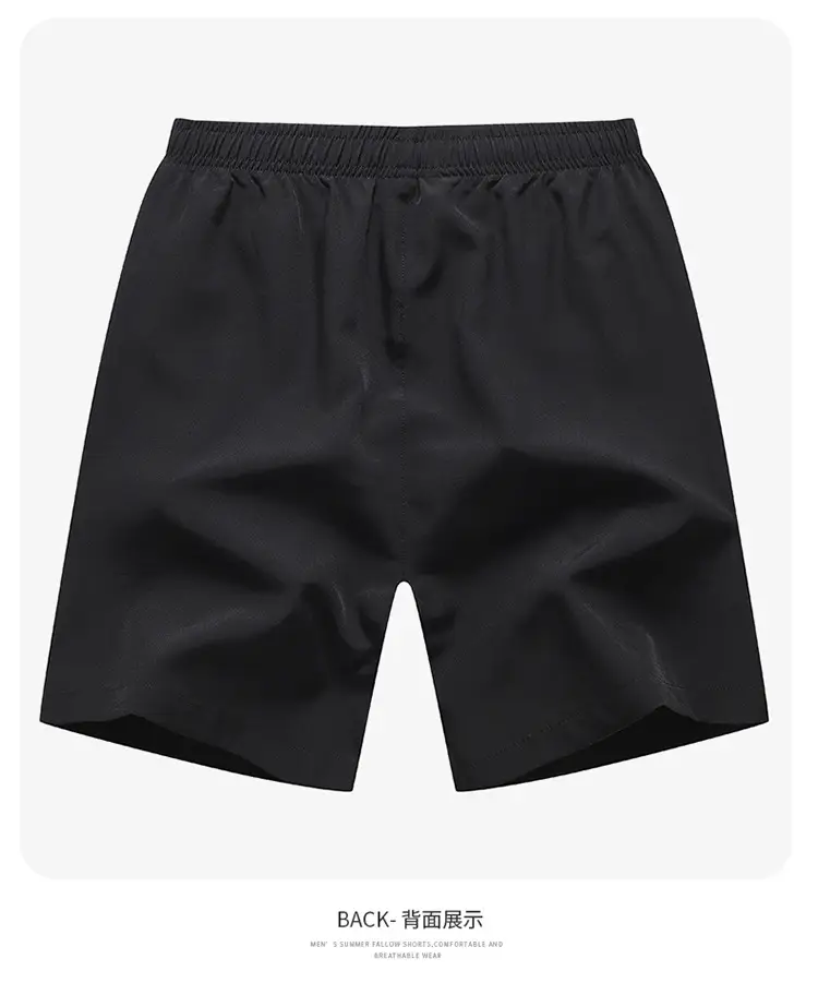 Men's Black Reflective Shorts Summer Casual Quick Dry — feature 24