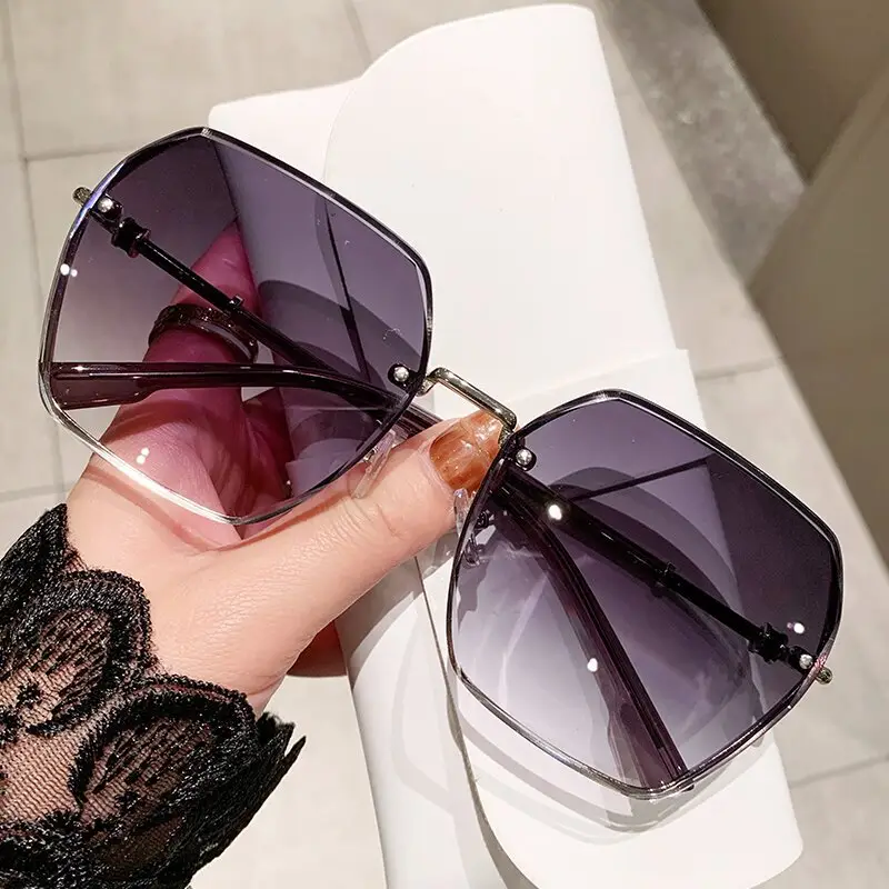 Women UV400 Large Frame Sunglasses Summer - Image 8