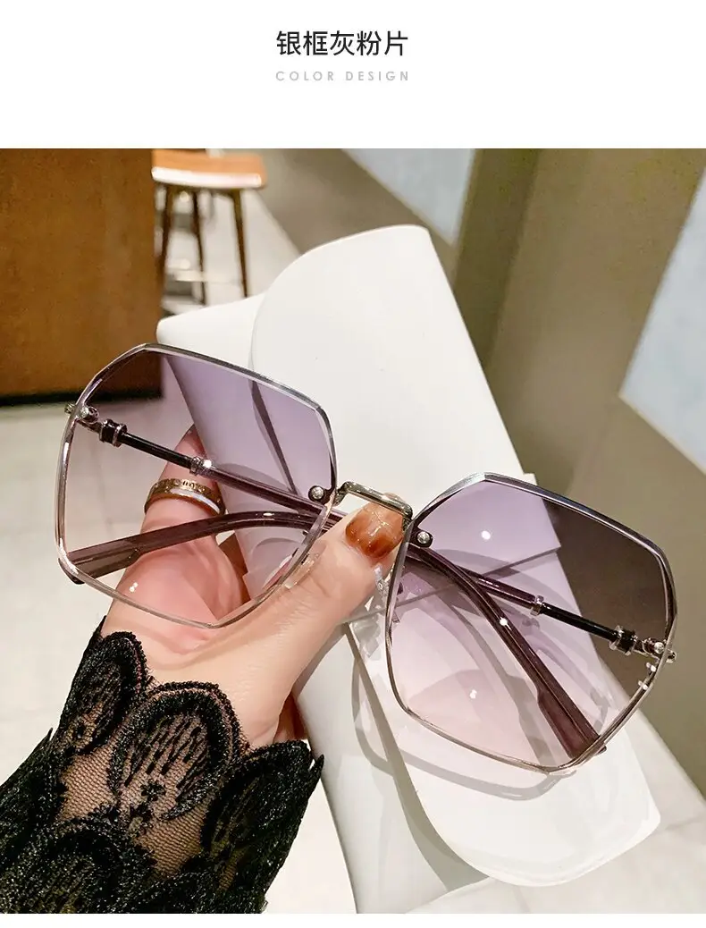 Women UV400 Large Frame Sunglasses Summer β feature 11