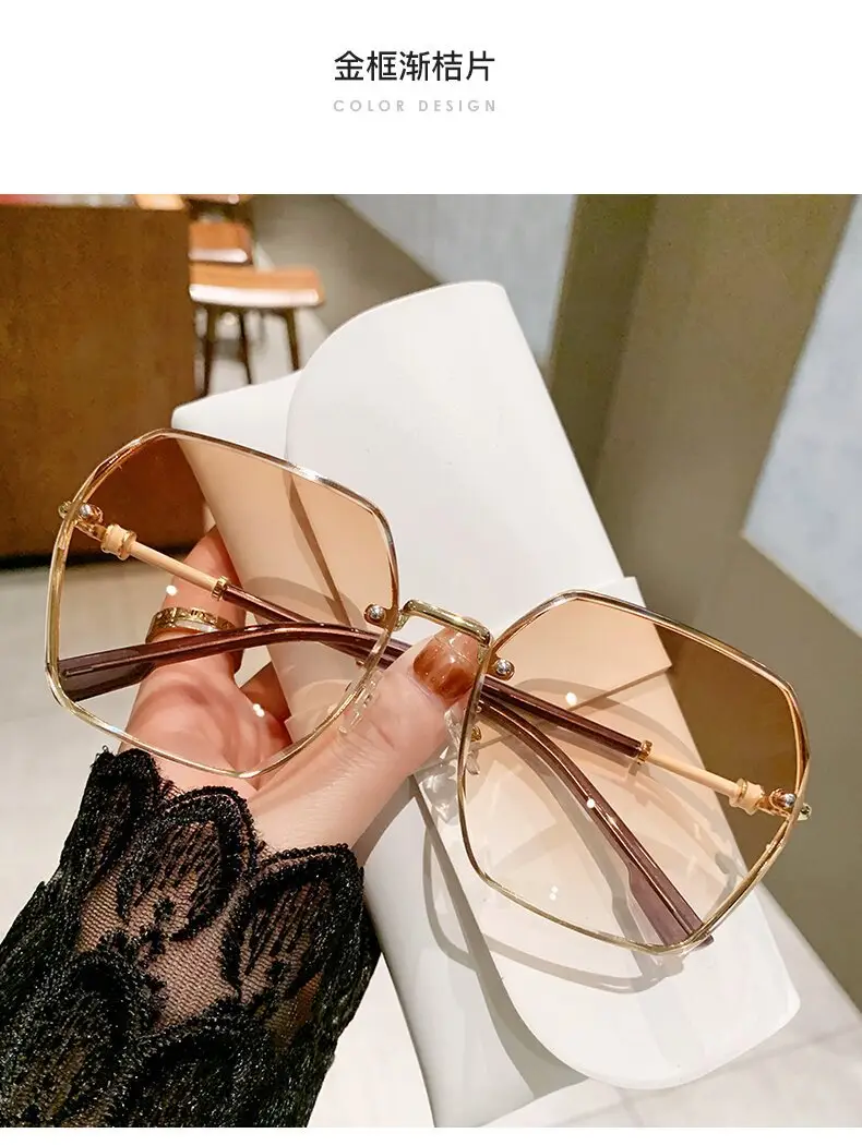 Women UV400 Large Frame Sunglasses Summer β feature 15
