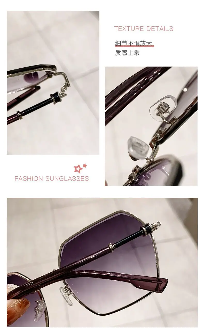 Women UV400 Large Frame Sunglasses Summer β feature 3